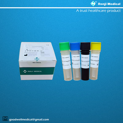 Kit de teste de ácido nucleico para cotonete nasal e de garganta com certificação ISO13485 CE FDA
