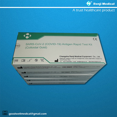 CE de auto-teste de Covid 19 exatos seguros Kit For Screening Testing habilitado