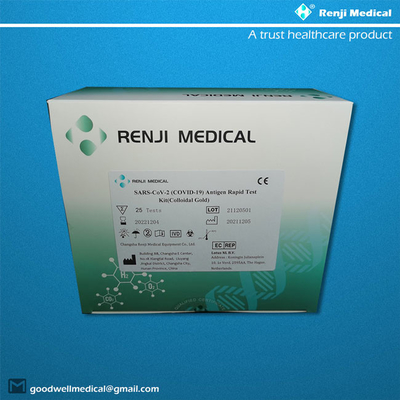 Um teste rápido Kit Colloidal Gold Type For COVID 19 do antígeno da etapa