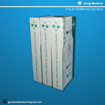 Jogo de Renji Medical Antigen Rapid Test, certificação rápida do GV da gaveta do teste de Igm do cotonete nasal