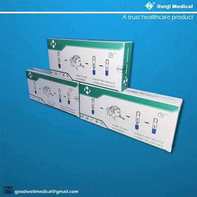 Jogo de teste rápido do antígeno SARS-CoV-2, detecção Kit Colloidal Gold de Covid