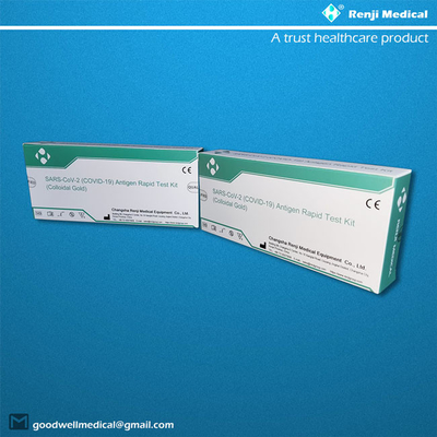 5 grupos/testes rápidos Kit With Nasopharyngeal Swabs da caixa COVID 19