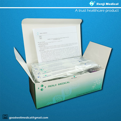 Detecção rápida da proteína de Kit For SARS-CoV-2 Nucleocapsid dos testes do antígeno do GV do CE