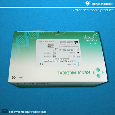 Renji Antigen Rapid Testing Kit, teste coloidal de Covid do ouro do immunochromatography