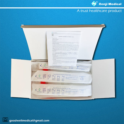 Certificação do tubo MSDS YBTC miliampère de Renji Medical Saliva Collection Kit