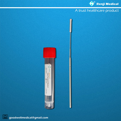 tubo da coleção de espécime de 60x48x35cm, tubo estéril novo do cotonete de Coronavirus