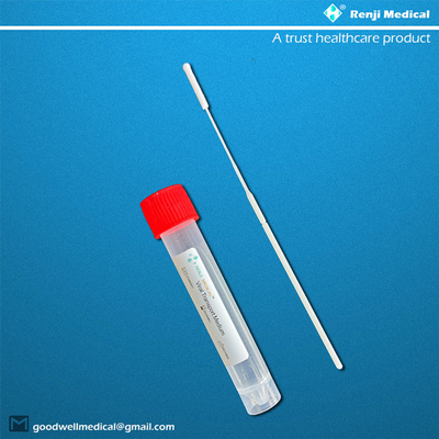 FDA aprovou o tubo da coleção de espécime, jogo médio do transporte viral de 3ml VTM