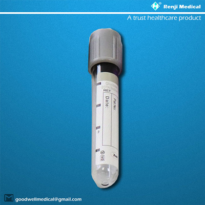 Tubo de Renji Disposable Vacuum Blood Collection, tubo de ensaio da glicose 3min