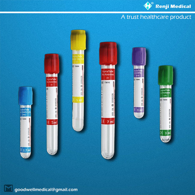certificação descartável do CE do tubo da coleção do sangue do vácuo de 13x100mm