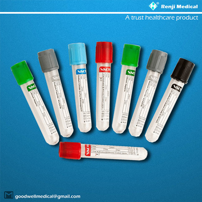 Tubo de Renji Disposable Vacuum Blood Collection, tubos vermelhos do sangue do separador do gel