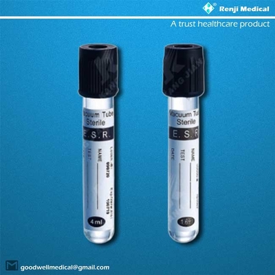 tubo descartável da coleção do sangue do vácuo 4ml/5ml, tubo de ensaio distante infravermelho do ESR