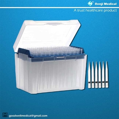 pontas estéreis da pipeta 1mL, pontas universais 1000ul do Micropipette