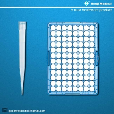 pontas estéreis da pipeta 1mL, pontas universais 1000ul do Micropipette