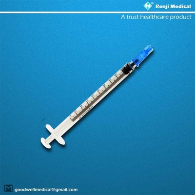 Seringa médica descartável estéril da medicina dos materiais de consumo 1ml do gás do EO