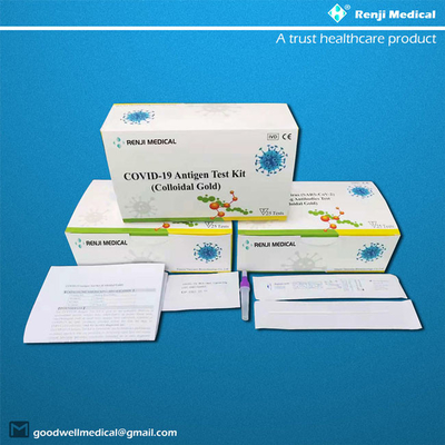 Jogo de teste do GV COVID 19 rápidos, teste rápido Kit Colloidal Gold do antígeno SARS-CoV-2