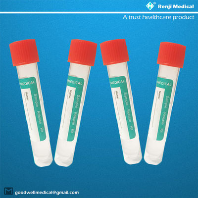 O tubo da coleção de espécime do SARS COV-2, CE do jogo do teste de Vtm aprovou